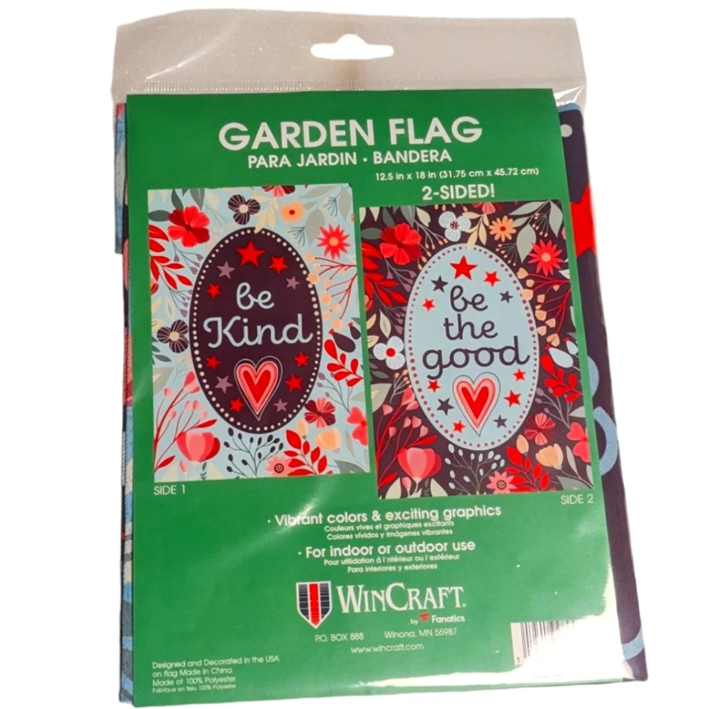 Wincraft Be the Good Be Kind Double Sided Small Garden Flag